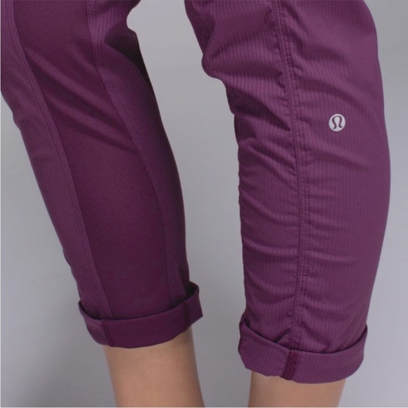 NEW Lululemon Street‎ To Studio Pant II Joggers Unlined Regal Plum Purple Size 4 - Picture 3 of 10